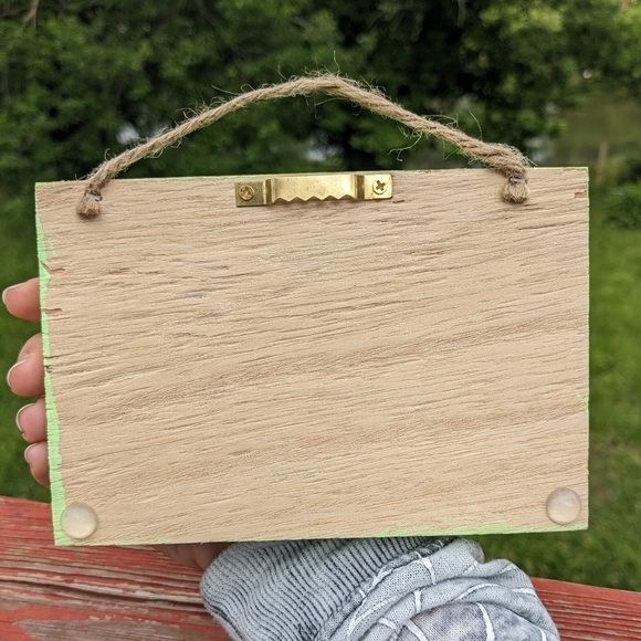 Turtle Wall Hanging Resin Handmade Green Art Wood Shadowbox Canvas Turtles - Picture 8 of 8